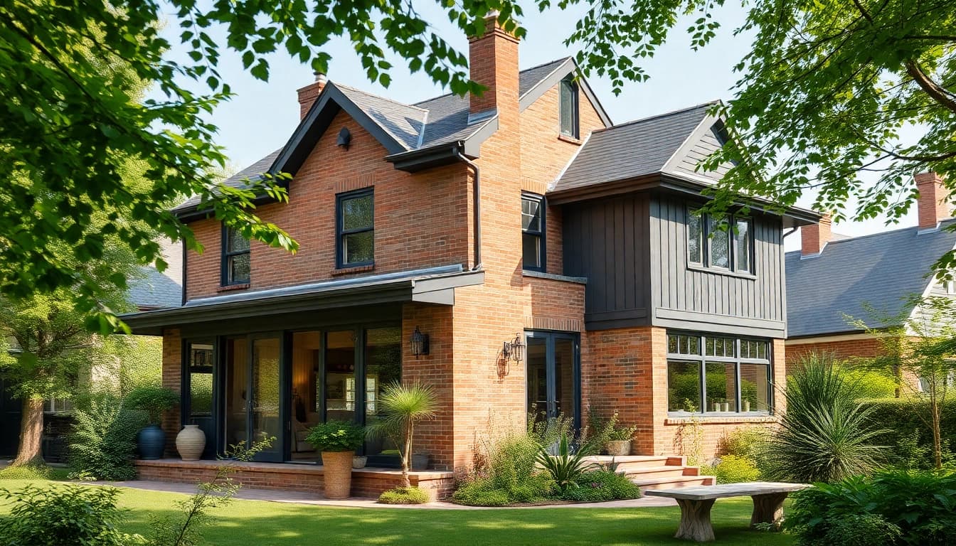 Showcasing a Historic Home Addition, blending traditional and modern architectural elements for seamless integration.