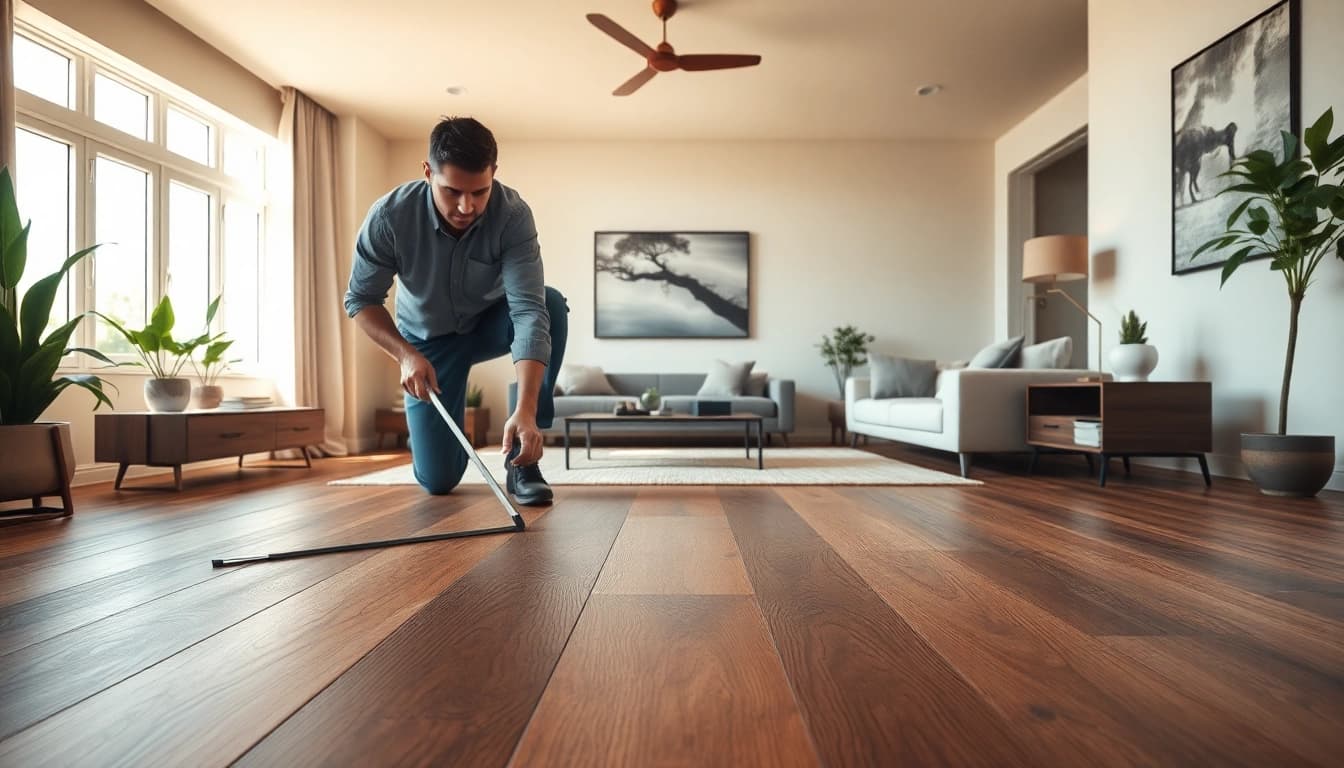Enhance your space with luxury vinyl flooring near me, professionally installed for elegance and durability.