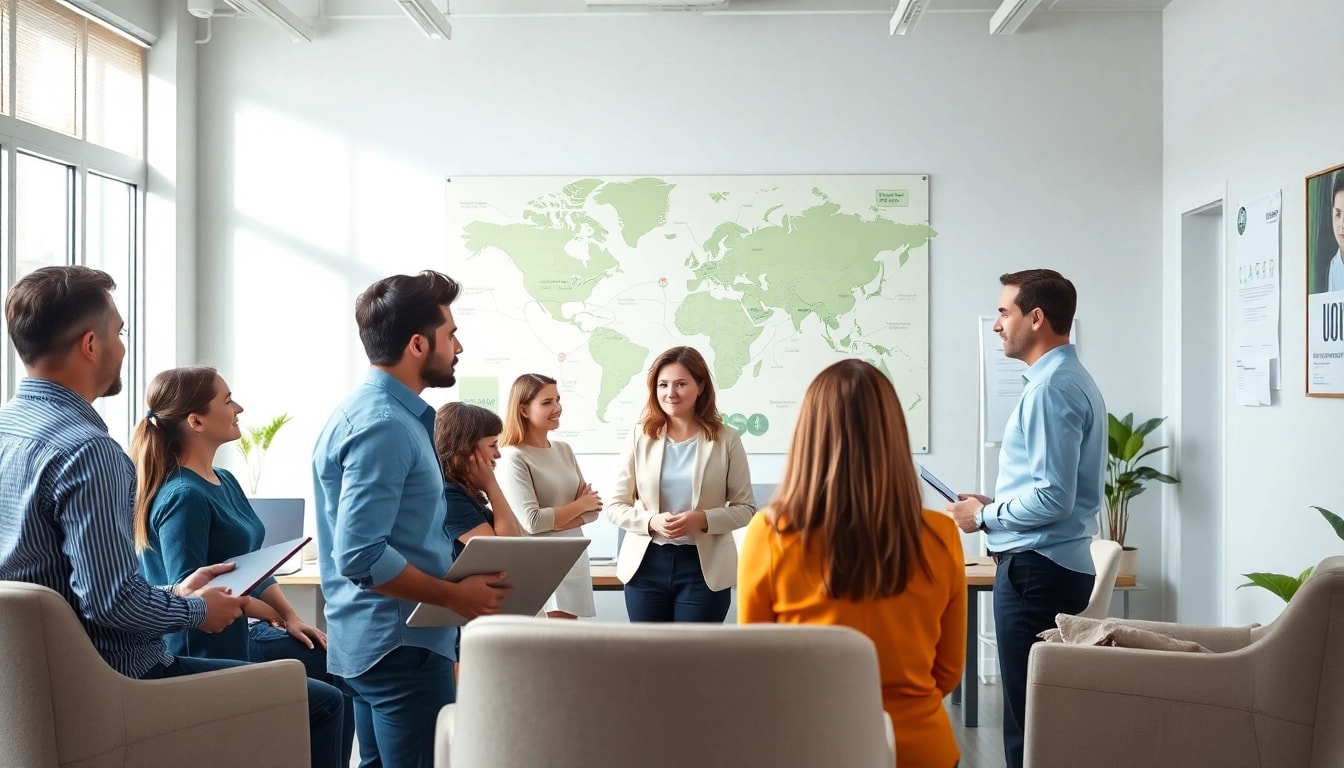 How to find my perfect career with a professional coach in an engaging office setting.