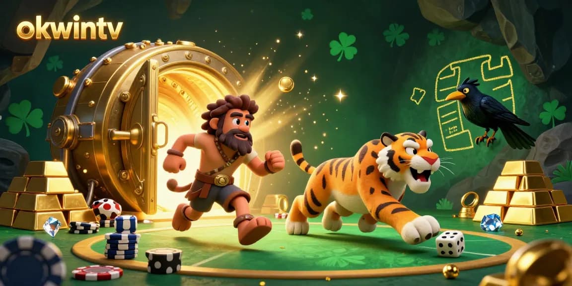 Engage in thrilling gameplay with okwintv at a lively prehistoric casino filled with treasures and excitement.