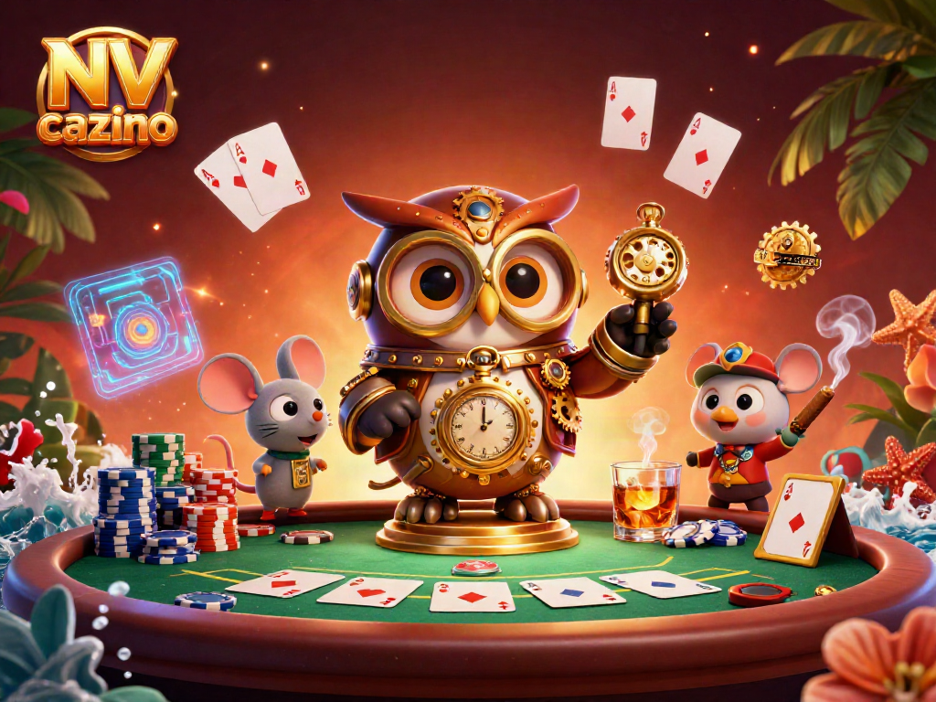 Engage with the thrilling NV cazino atmosphere, featuring dynamic poker action in a vibrant scene.