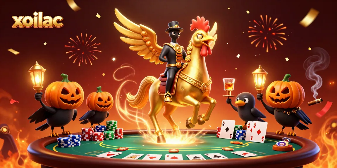 Experience thrilling gameplay at xoilac casino while engaging with colorful poker chips and community cards.