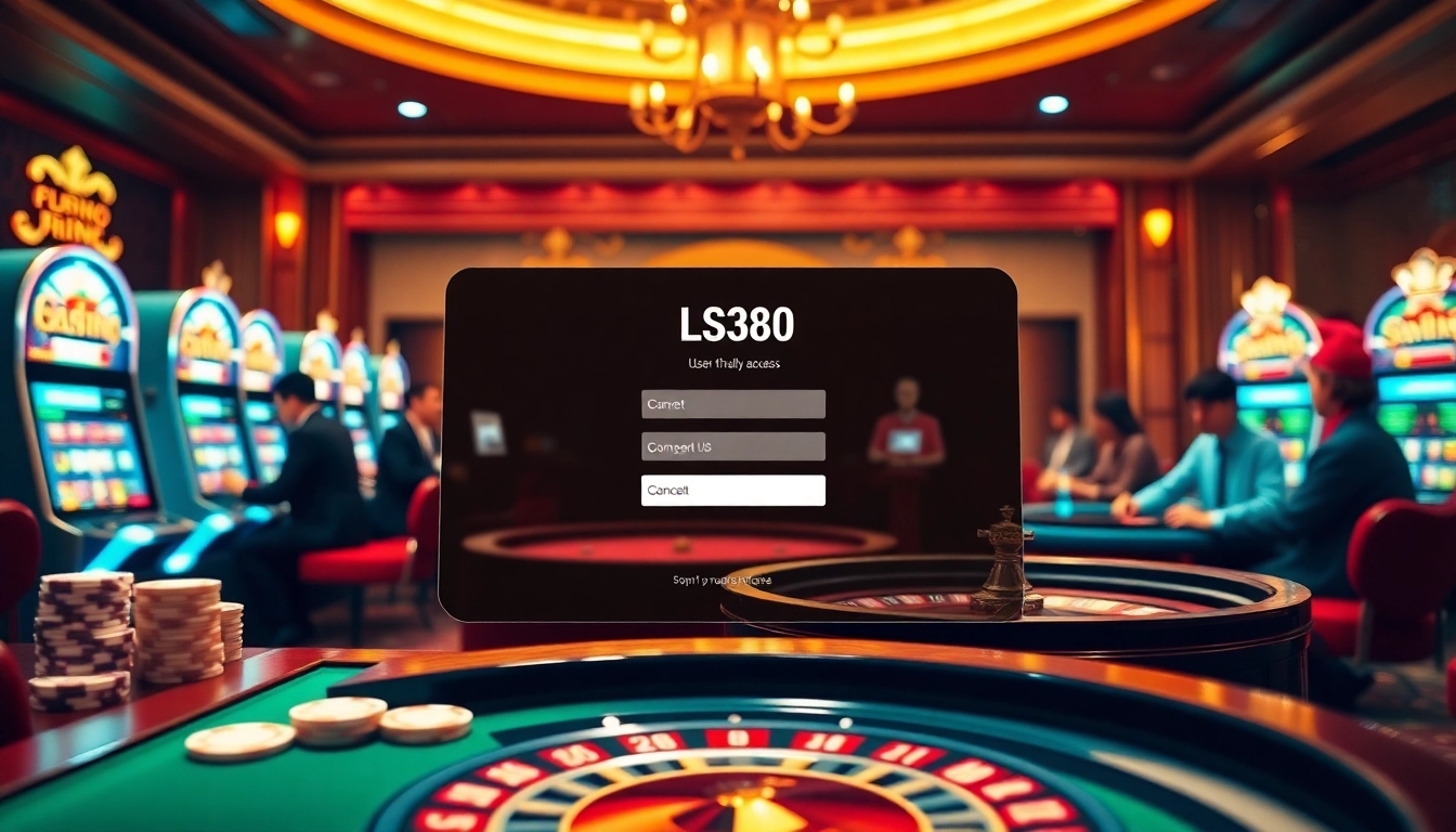 sv388 đăng nhập on a luxurious online casino platform showcasing vibrant games and engaging players.