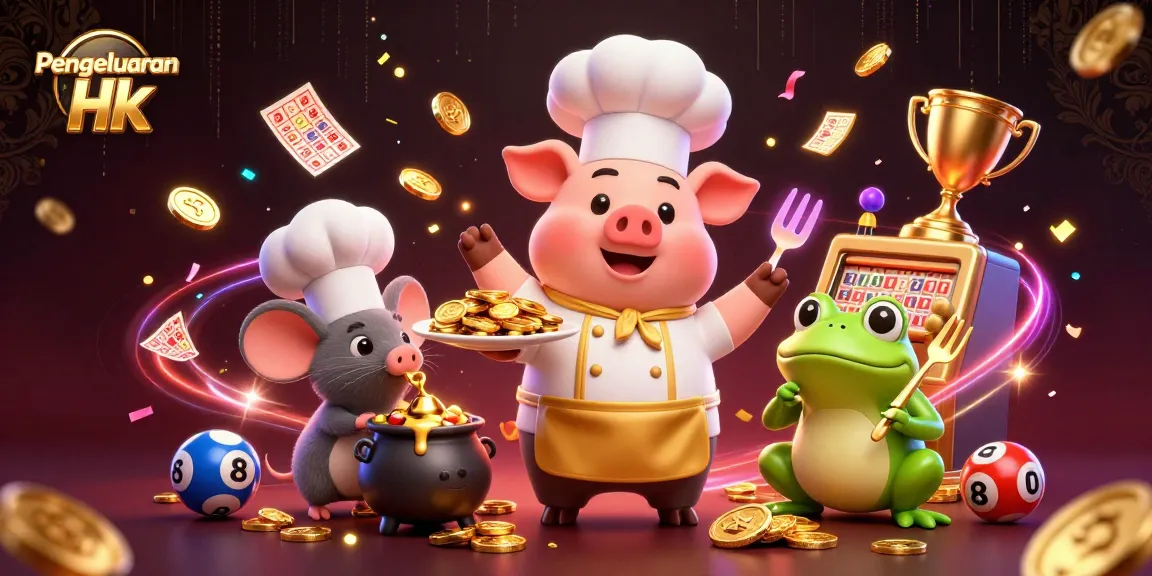 Engage with the thrilling world of Pengeluaran Hk lottery results revealed in a vibrant, dynamic scene.