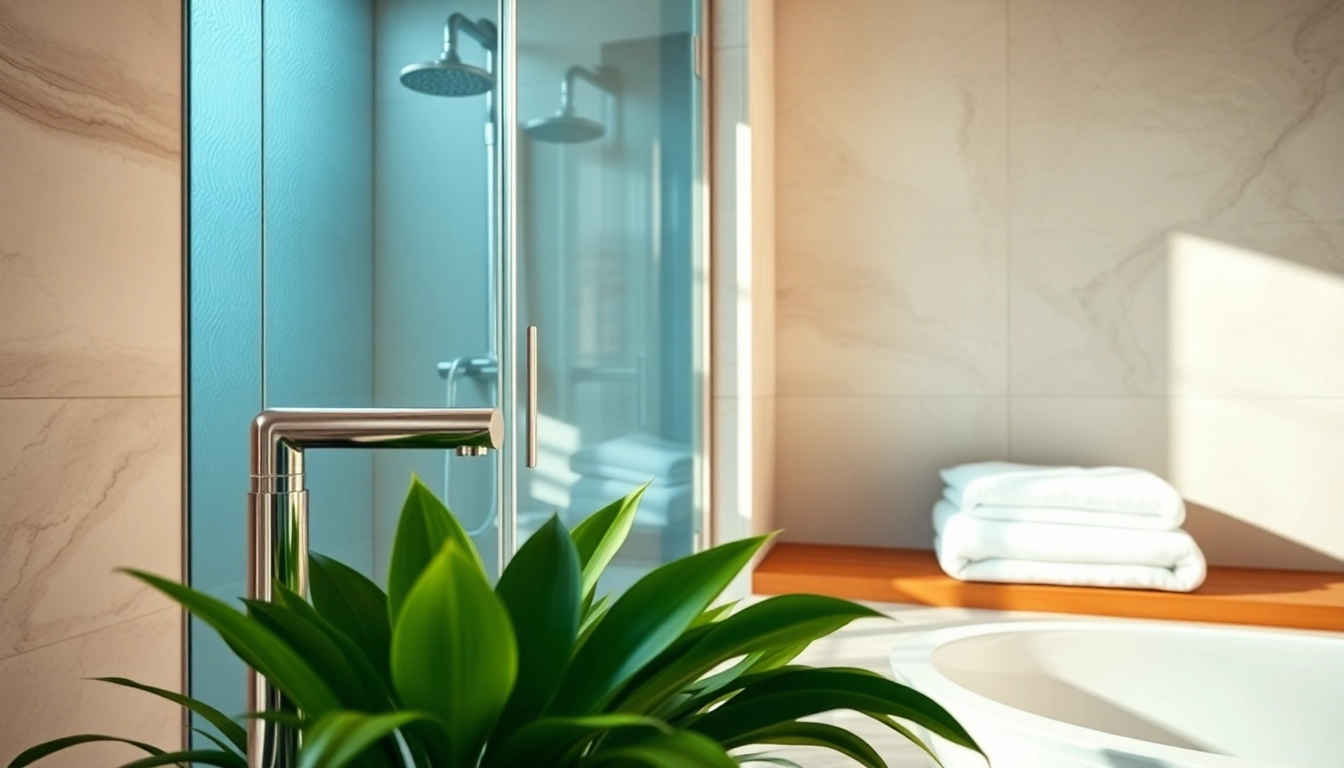 Transform your bathroom with elegant showers featuring modern designs and lush accents.