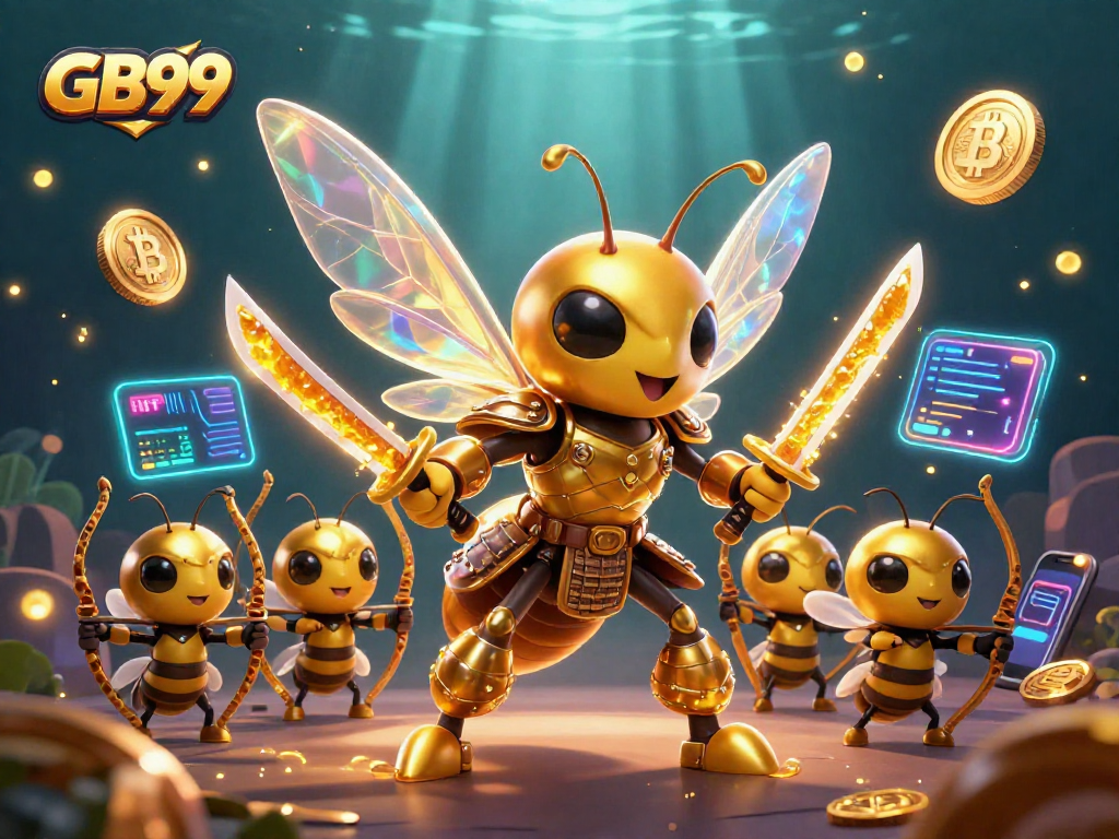 Immerse in GB99's thrilling 3D casino adventure while playing with crypto-inspired characters.