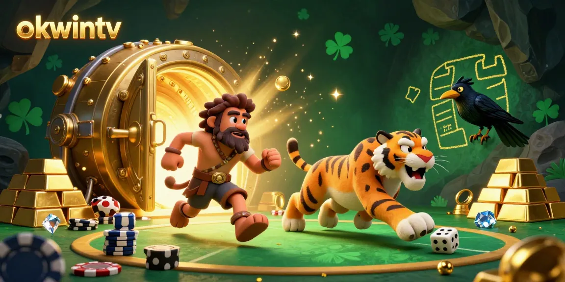 Engage in thrilling gameplay with okwintv at a lively prehistoric casino filled with treasures and excitement.