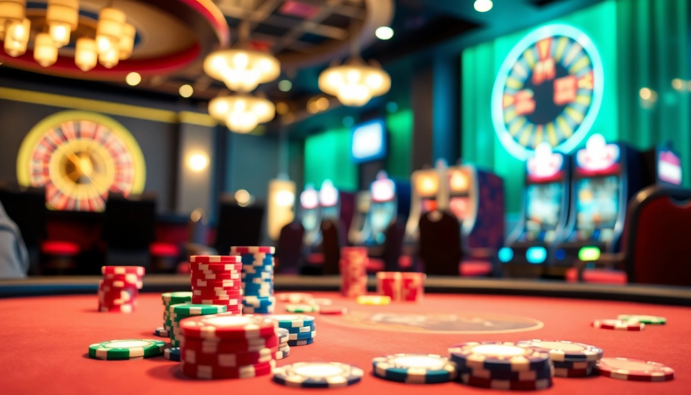 Play high-stakes poker at say88's vibrant casino environment filled with excitement and luxury.