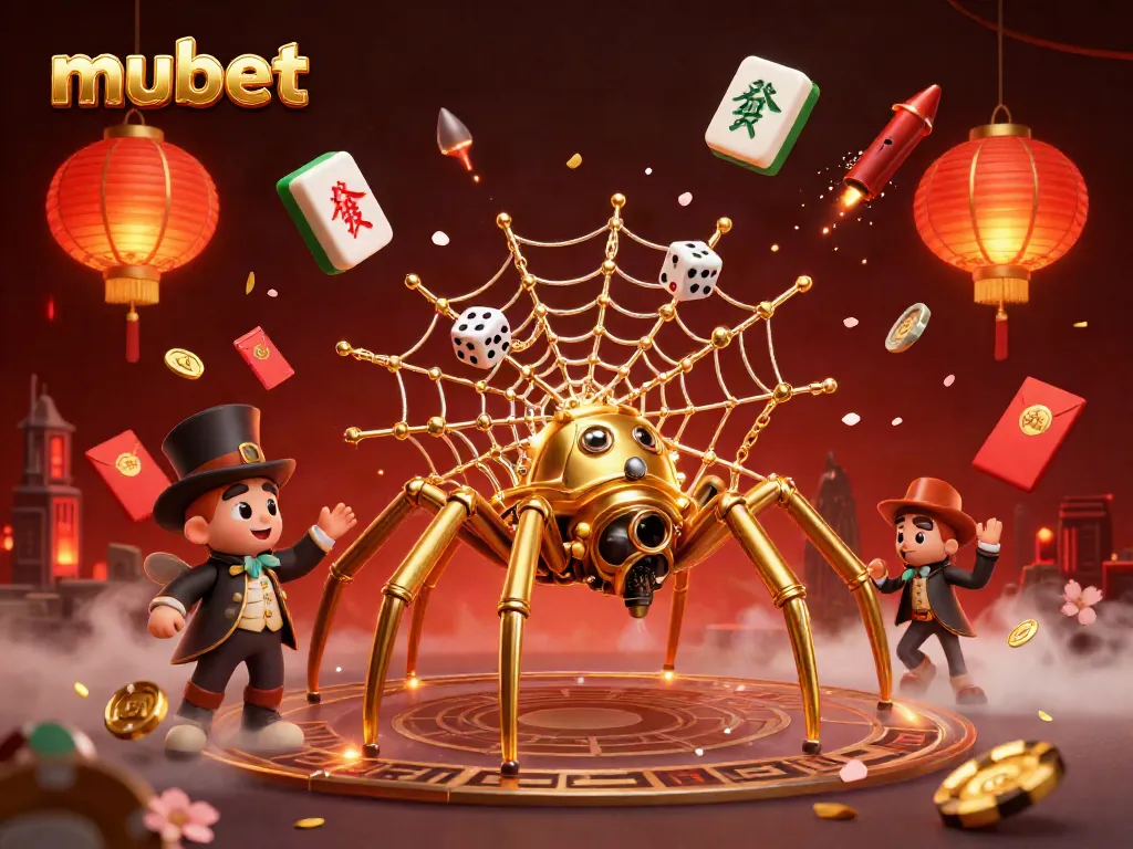 Experience casino excitement with mubet, featuring steampunk characters and vibrant gambling elements.