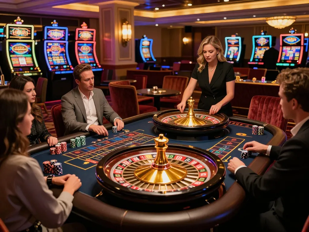Experience the excitement of 79 king roulette gameplay with vibrant atmosphere and engaged players.