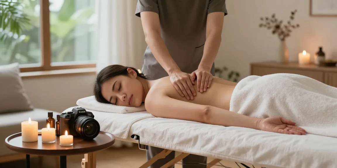 Offering 인덕원출장안마, a professional therapist providing calming Swedish massage at home.