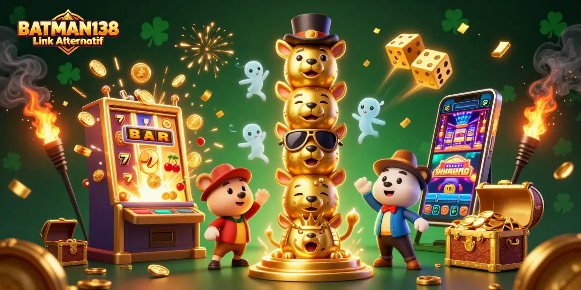 Menangkan hadiah besar di BATMAN138 Link Alternatif dengan permainan slot yang seru dan pilihan game lengkap.