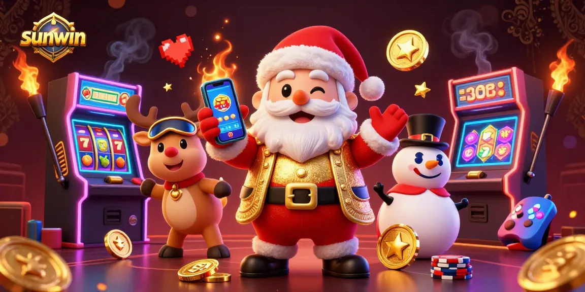 Win big with sunwin at an exciting casino adventure with playful characters and vibrant gaming elements.