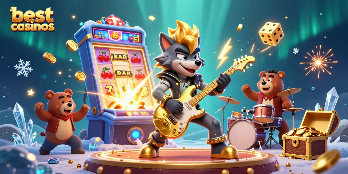 Experience thrilling gameplay at best credit card casinos with vibrant characters and jackpot excitement.
