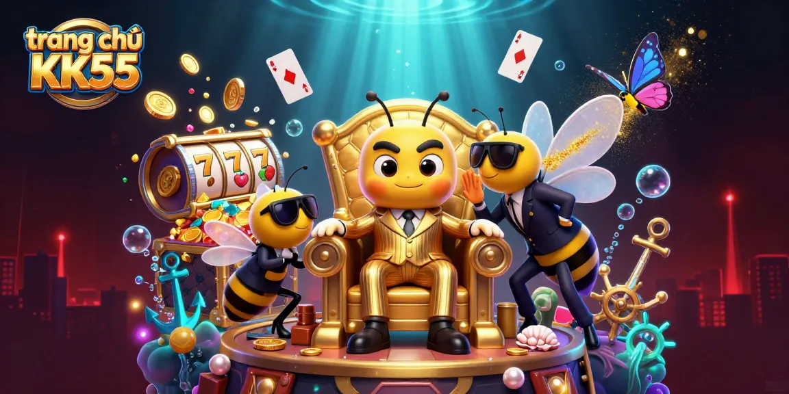 Experience the thrilling action at trang chủ KK55 with vibrant slot games and engaging characters in a unique casino environment.