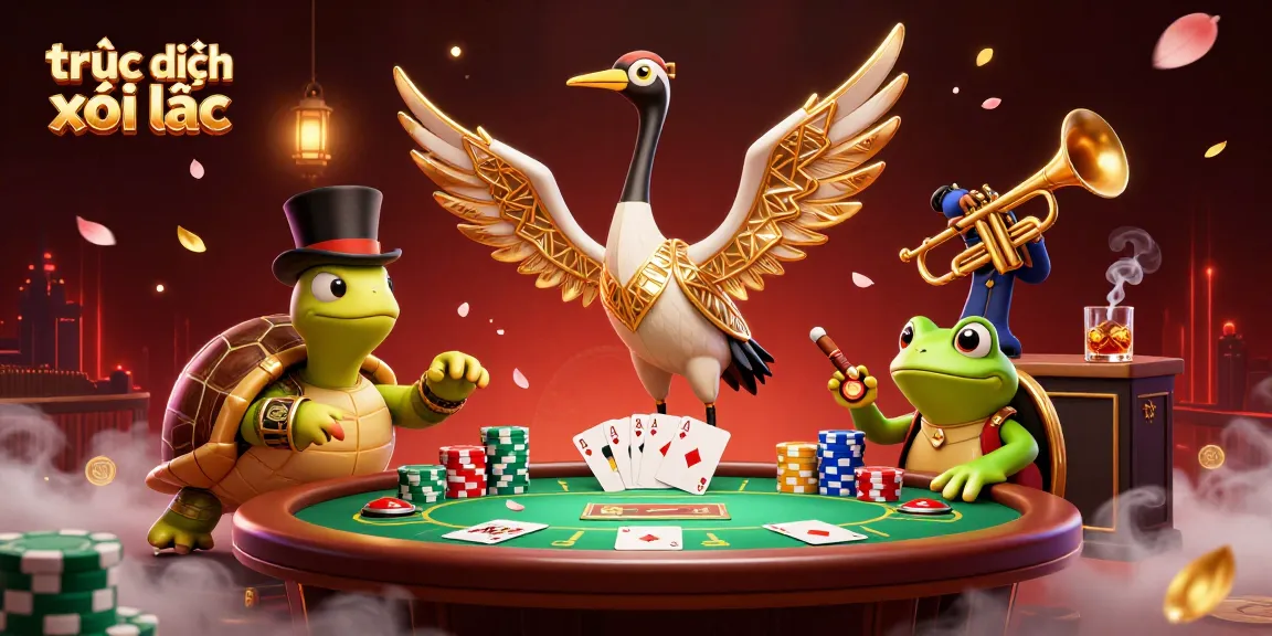 Enjoy thrilling live streams of trực tiếp xôi lạc with engaging casino-style elements and vibrant characters.