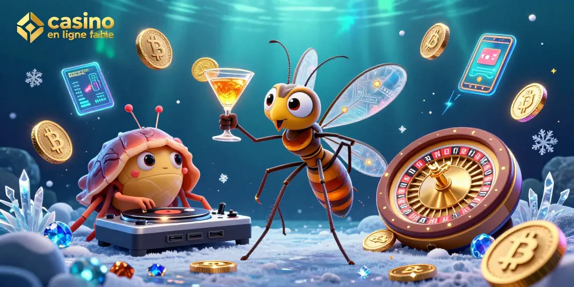 Pariez en toute confiance avec casino en ligne fiable, présentation dynamique d'une illustration numérique 3D.