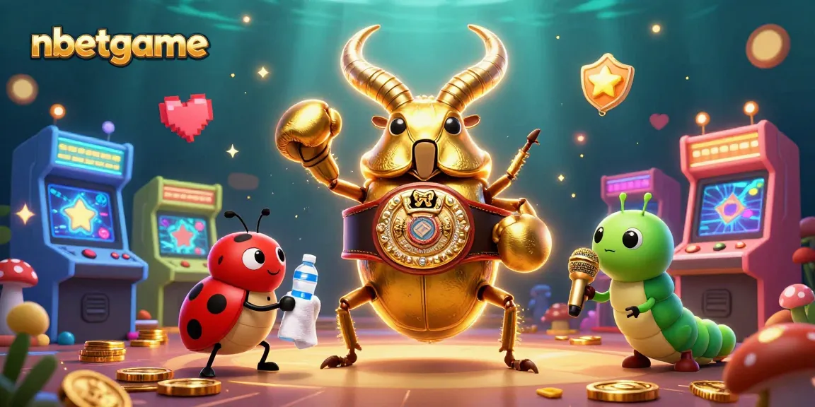 Engage in thrilling gameplay with nbetgame's vibrant 3D casino scene featuring unique characters.