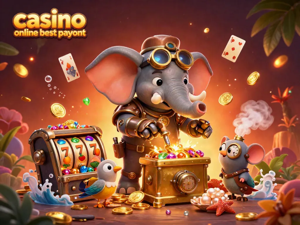 Experience the thrill of winning with casino online best payout slot machines in a vibrant 3D scene.