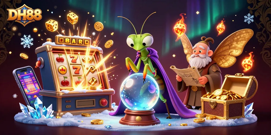 Experience thrilling gameplay at DH88 with vibrant casino elements and mystical characters.